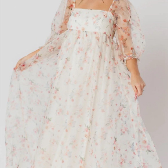 Worth Collective Brand New Mona Dress in Rosebud Floral - Picture 3 of 6